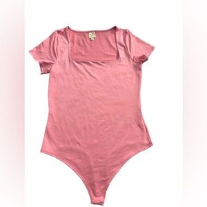 Pink Short Sleeve Bodysuit